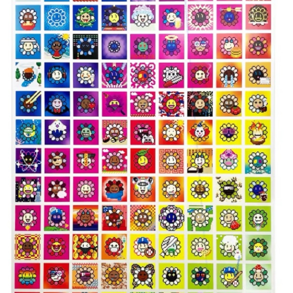 Takashi Murakami Print 108 Bonno Kelshas Flowers Limited Edition New